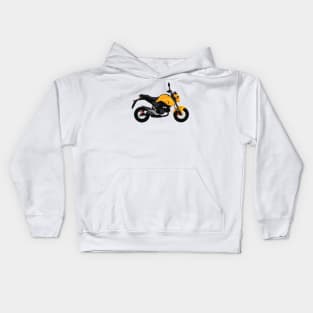 Motorcycle Honda Grom Orange 2020 Kids Hoodie